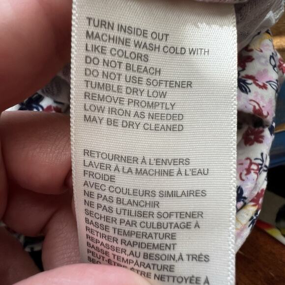 Free People Vibe Check Jumpsuit Floral Wide Leg Small Tie Waist Boho Retro C25 - Picture 14 of 16